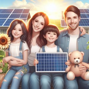 familie-mit-solarmodul